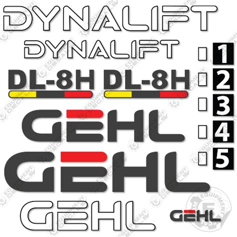 gehl telescopic decal kit